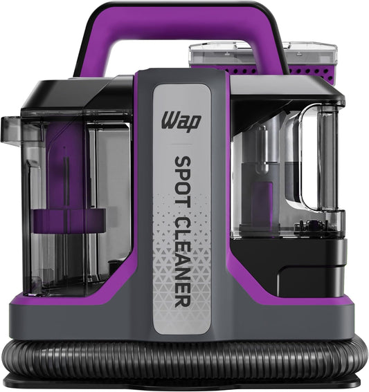 WAP Portable Extractor Spot Cleaner W3, 3-in-1, Spray, Scrub and Extract, with Self-Cleaning System