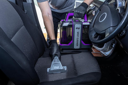 WAP Portable Extractor Spot Cleaner W3, 3-in-1, Spray, Scrub and Extract, with Self-Cleaning System