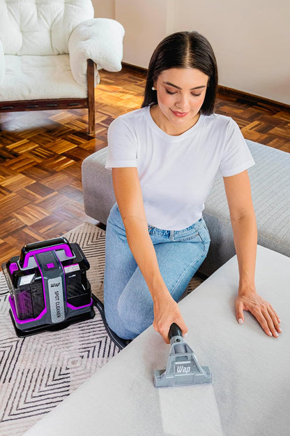 WAP Portable Extractor Spot Cleaner W3, 3-in-1, Spray, Scrub and Extract, with Self-Cleaning System